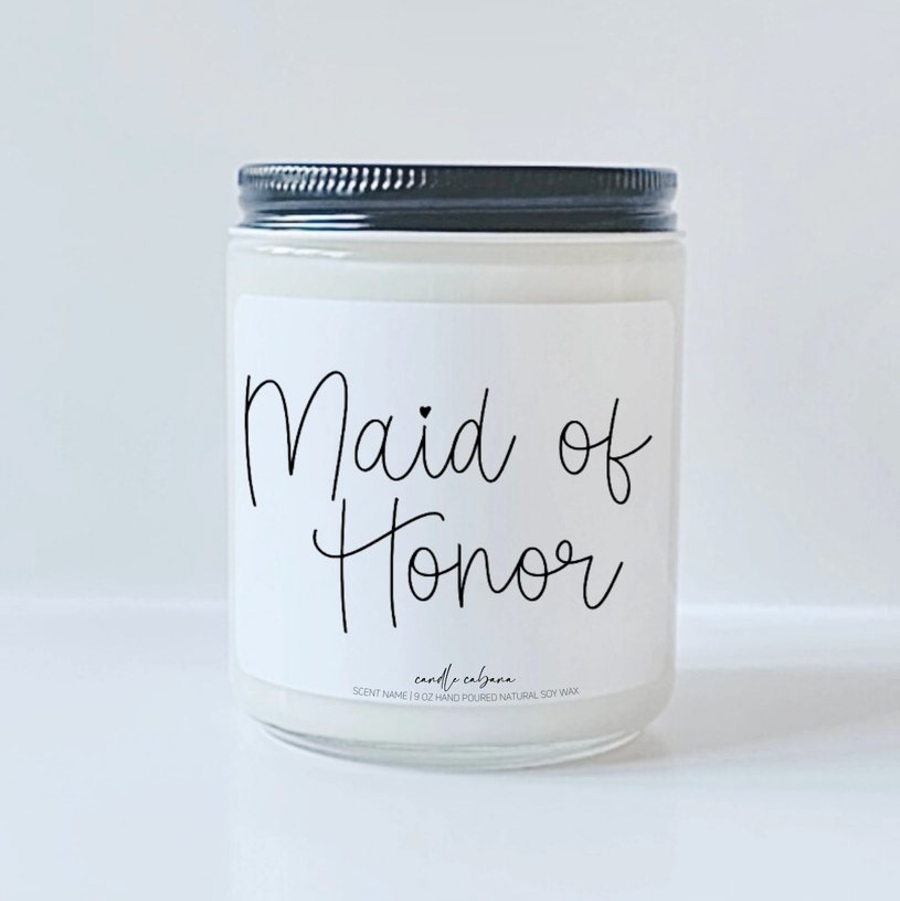 Scented Soy Candles for the Bridal Party - TheirBigDay