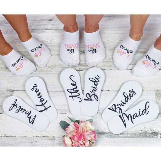 I Do Crew Bridal Party Socks - TheirBigDay