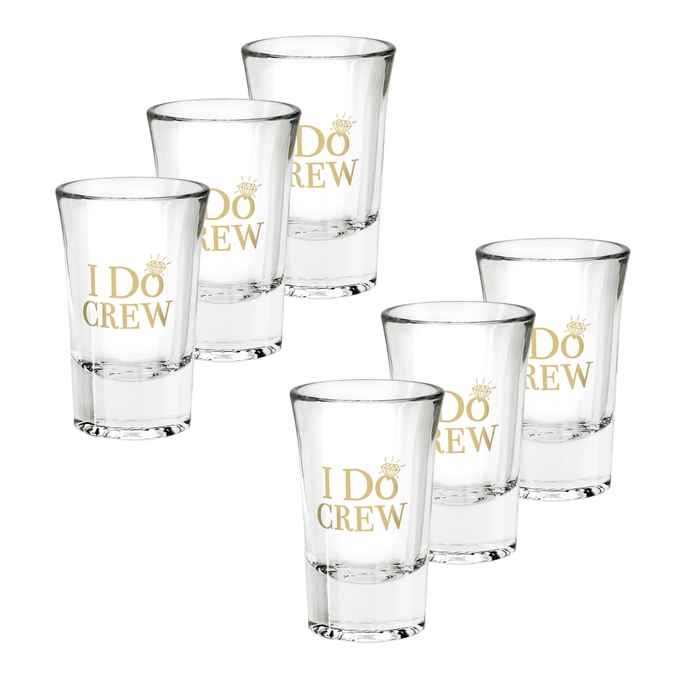 "I Do Crew" Shot Glasses - TheirBigDay