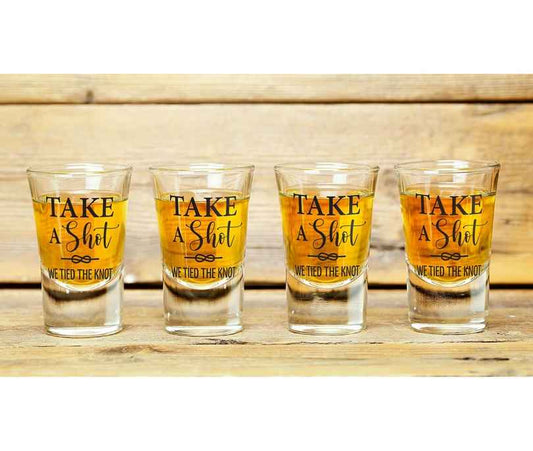 "Take A Shot" Shot Glasses - TheirBigDay